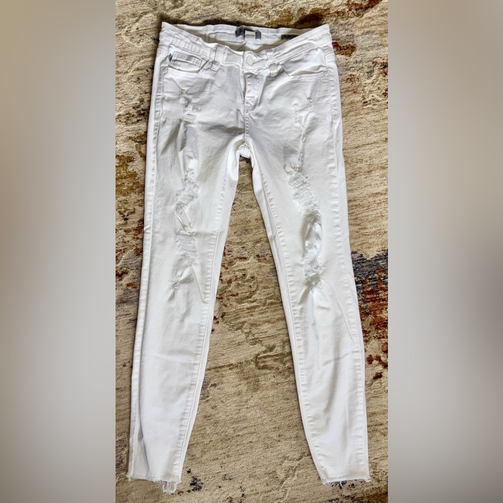 Judy Blue White Skinny Fit Jeans